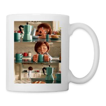 Brewed Awakening - Coffee/Tea Mug - white - Right