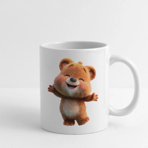 Joyful Baby Bear with Arms Up - Coffee/Tea Mug