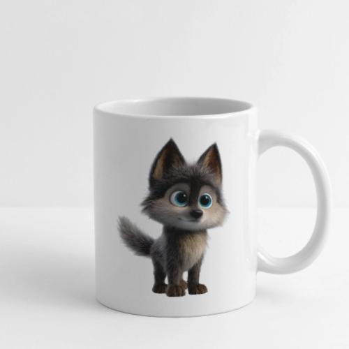 Innocent Cartoon Baby Wolf - Coffee/Tea Mug