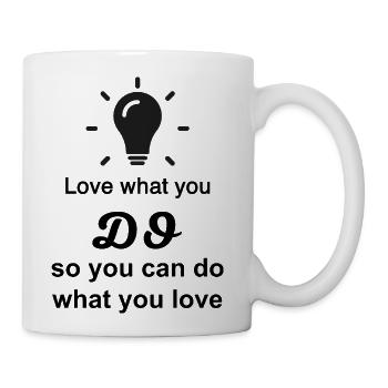 Bright Idea Glyph - Coffee/Tea Mug - white - Right