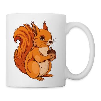 Squirrel Ice Cream Charm - Coffee/Tea Mug - white - Right
