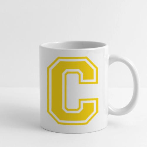Letter C – Capital Athletic Alphabet Monogram - Coffee/Tea Mug