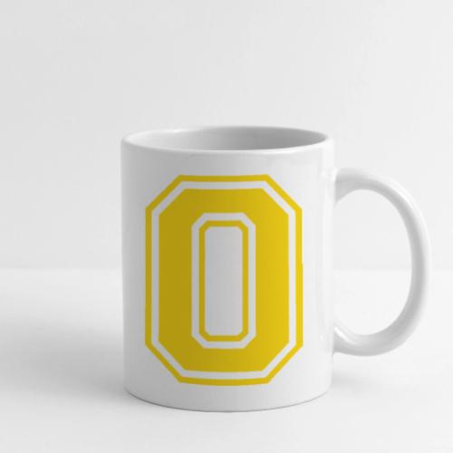 Letter O – Capital Athletic Alphabet Monogram - Coffee/Tea Mug