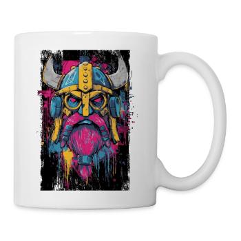 Viking Graffiti Warhelm - Coffee/Tea Mug - white - Right