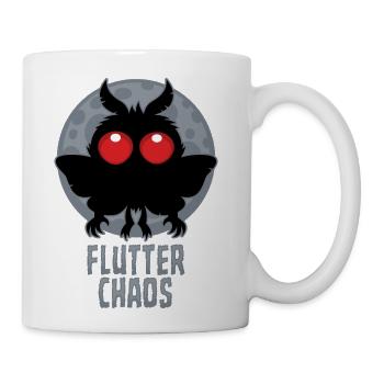 Flutter Chaos Mothman Cryptic Legend - Coffee/Tea Mug - white - Right