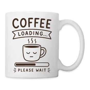Coffee Loading... Please Wait - Coffee/Tea Mug - white - Right