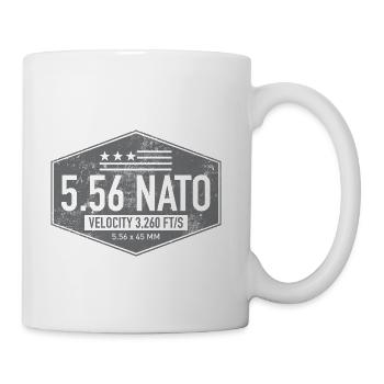 556 NATO Gray - Coffee/Tea Mug - white - Right