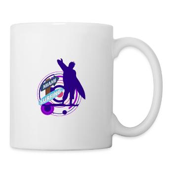 Miami surf - Coffee/Tea Mug - white - Right