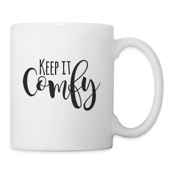 Keep It Comfy nature - Coffee/Tea Mug - white - Right