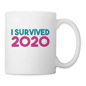 i survived 2020 - Coffee/Tea Mug - white - Right