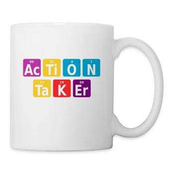 Action taker vintage - Coffee/Tea Mug - white - Right