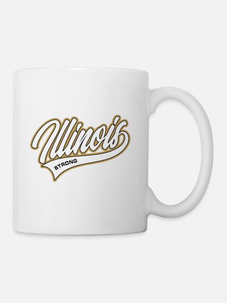 illinois strong travel - Coffee/Tea Mug - white