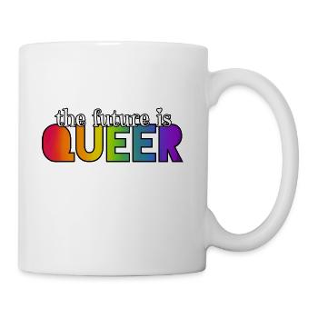 The Future is Queer love - Coffee/Tea Mug - white - Right