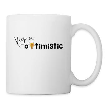 Keep On optimistic red - Coffee/Tea Mug - white - Right