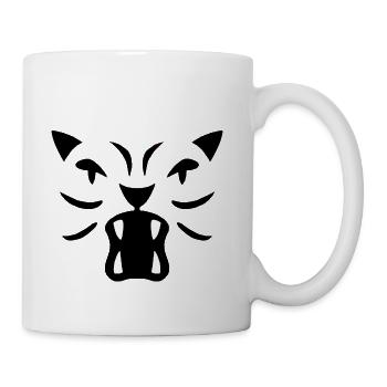 DESIGNUK Survival 1 - Coffee/Tea Mug - white - Right