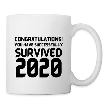 Congratulations You Have Successfully Survived - Coffee/Tea Mug - white - Right