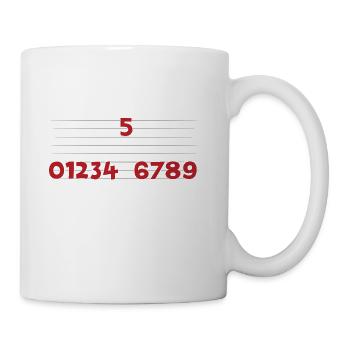 High Five 70s Copy Copy - Coffee/Tea Mug - white - Right