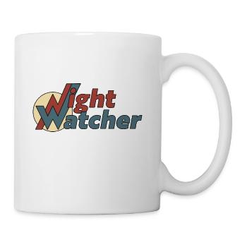 Night Watcher girl - Coffee/Tea Mug - white - Right
