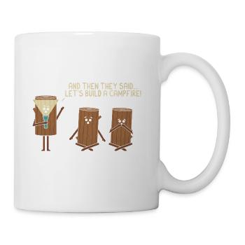 Campfire girl - Coffee/Tea Mug - white - Right