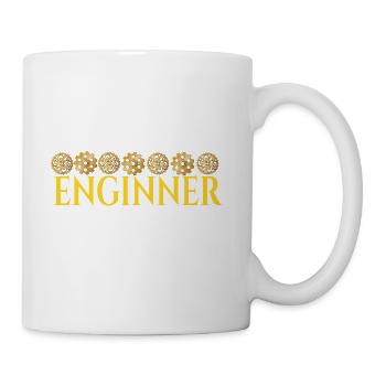 I am A Civil Engineer Unless You Make me Angry 70s - Coffee/Tea Mug - white - Right
