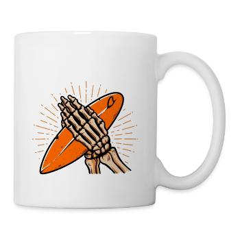 Prayers Surfer - Coffee/Tea Mug - white - Right