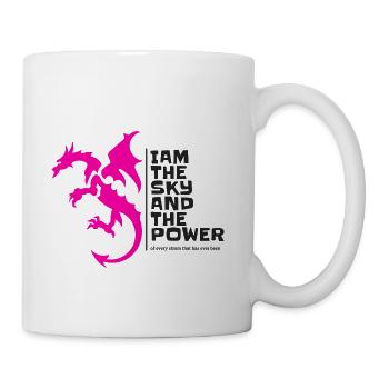 iam the sky and the power of every strom - Coffee/Tea Mug - white - Right