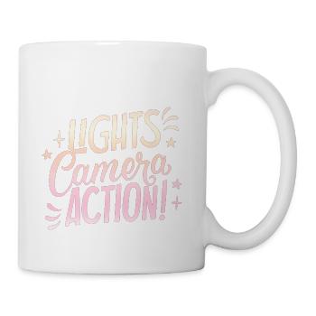 LIGHTS CAMERA ACTION - Coffee/Tea Mug - white - Right