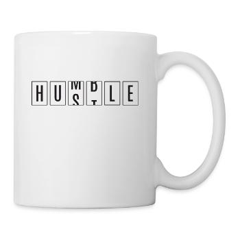 Hustle, Humble. - Coffee/Tea Mug - white - Right