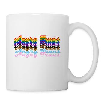 Angry Trans - Coffee/Tea Mug - white - Right
