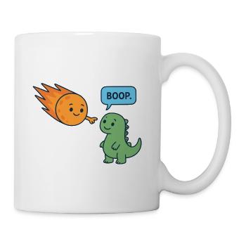 Meteor Buddy and Dino Boop - Coffee/Tea Mug - white - Right
