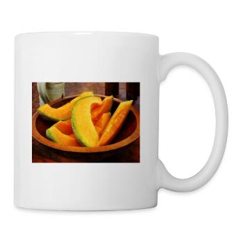 Slices of Cantaloupe - Coffee/Tea Mug - white - Right
