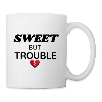 Broken Heart Silhouette - Coffee/Tea Mug - white - Right