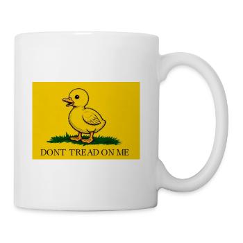 Justice for Ducky - Coffee/Tea Mug - white - Right