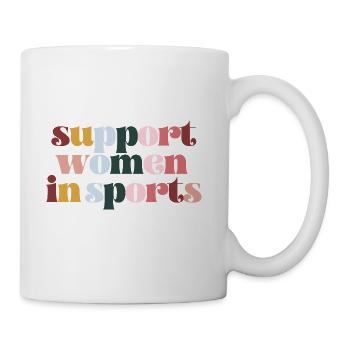 Support Women in Sports - Coffee/Tea Mug - white - Right
