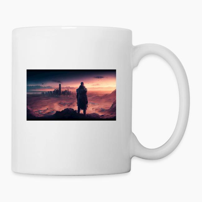 decimated desert cityscape art