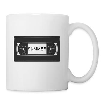 "Summer" Tape - Coffee/Tea Mug - white - Right