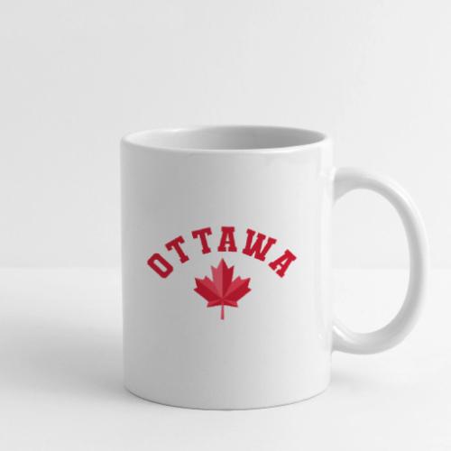 Ottawa with maple leaf - Coffee/Tea Mug