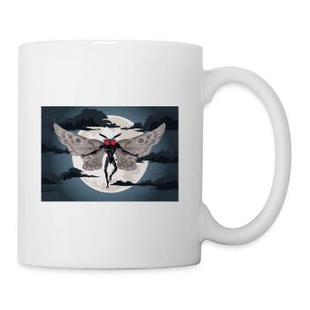 the mothman - Coffee/Tea Mug - white - Right