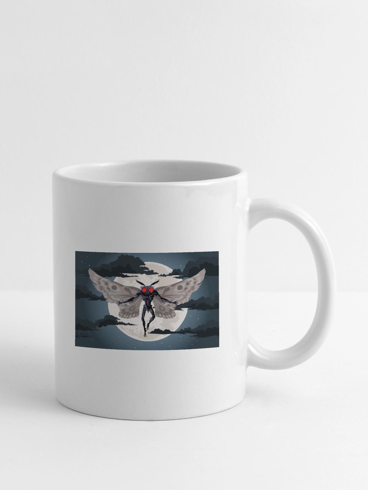 the mothman - Coffee/Tea Mug - white - Right