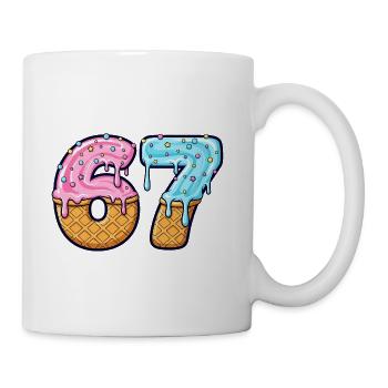 Drip Ice Cream 67 Duo - Coffee/Tea Mug - white - Right