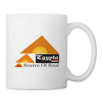Egyptian Sun Pyramid Print  - Coffee/Tea Mug - white - Right