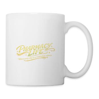 Pharmacy Life: Controlled Release - Coffee/Tea Mug - white - Right