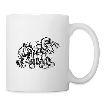 Cool Streetwear Ant Skater Graphic Character - Coffee/Tea Mug - white - Right