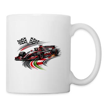 Apex Hunter Race Car Sprint - Coffee/Tea Mug - white - Right