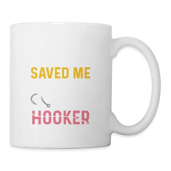 Just A Hooker Seaman Gift - Coffee/Tea Mug - white - Right