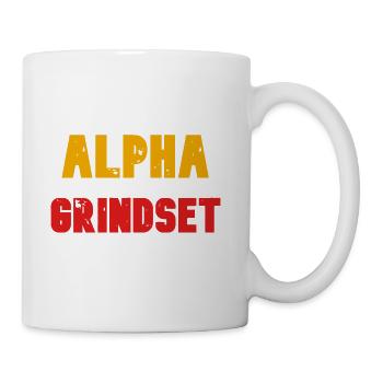 Alpha grindset - Coffee/Tea Mug - white - Right