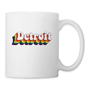 Detroit Michigan - Coffee/Tea Mug - white - Right