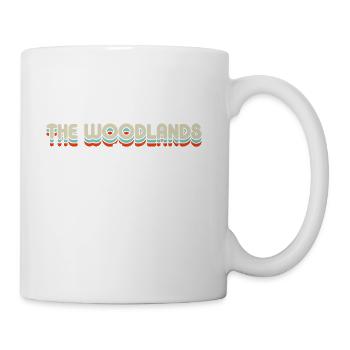 Retro The Woodlands Texas - Coffee/Tea Mug - white - Right