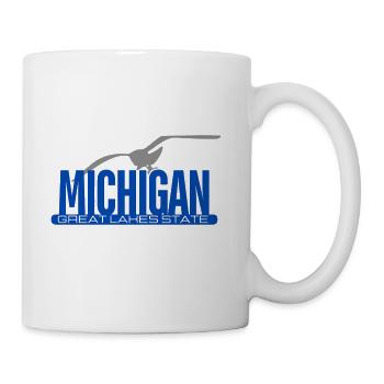 Michigan Great Lakes State - Coffee/Tea Mug - white - Right