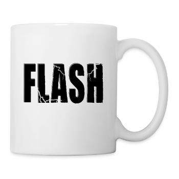 FLASH Logo - Coffee/Tea Mug - white - Right